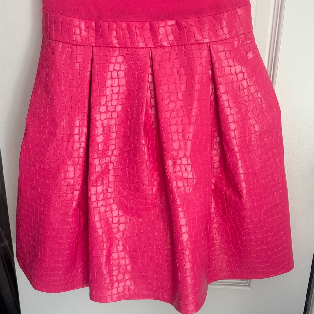 New Alice and Olivia Charra vegan leather dress - Picture 7 of 16